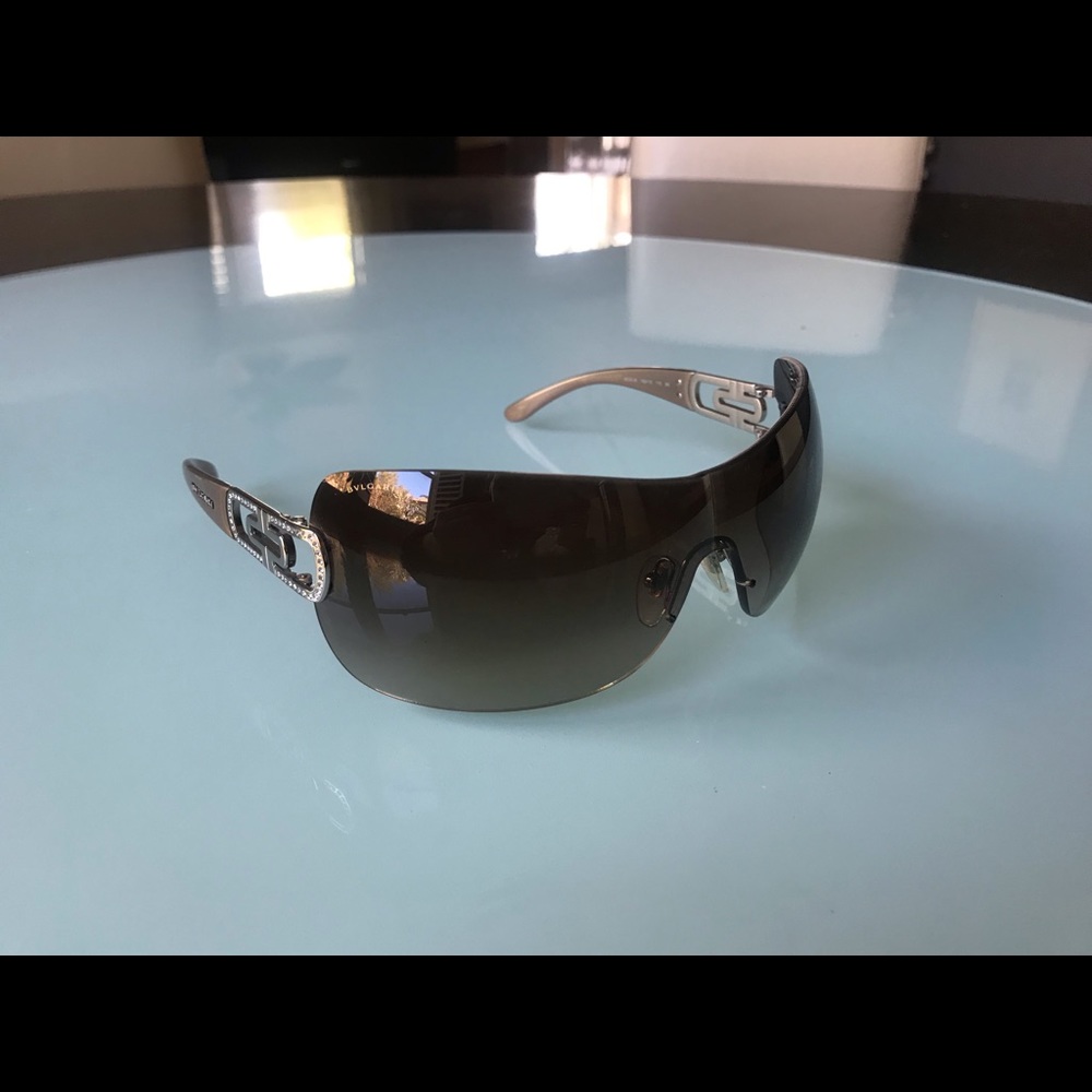 BVLGARI Shield Sunglasses